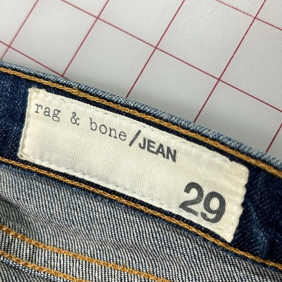 RAG & BONE "The Dre" Distressed Cotton Surfer Rep Wash Boyfriend Jean SZ 29 - Picture 8 of 16